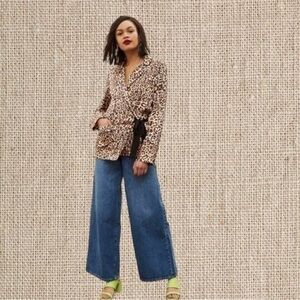 NWT - top shop- Leopard blouse